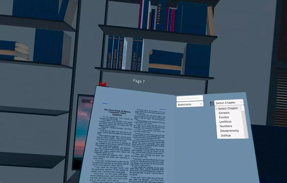 Virtual Reader (Personal VR Library)