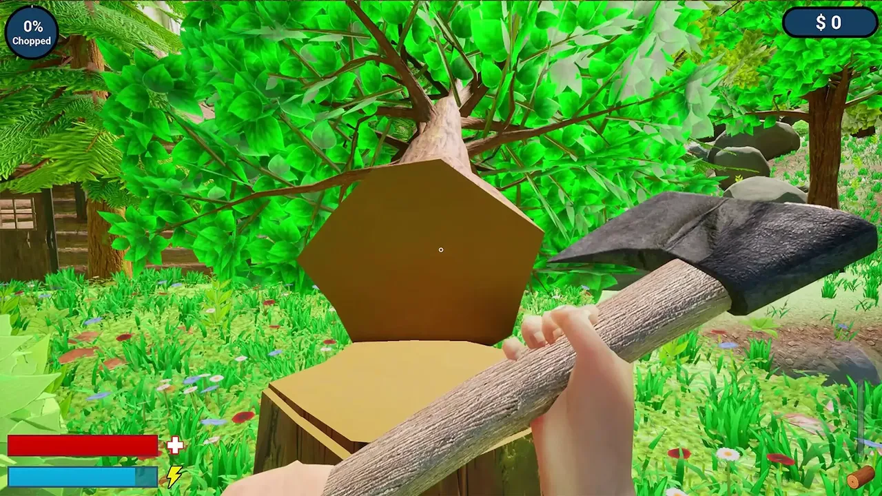 -A Game About Cutting A Tree-游戏截图-好玩游戏库