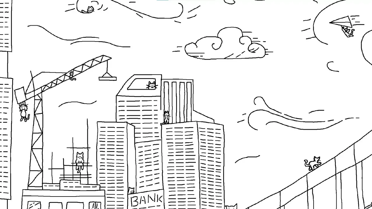 -Looking For Cats In a Badly Drawn City-游戏截图-好玩游戏库