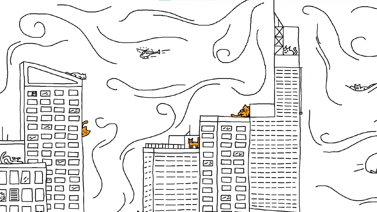 -Looking For Cats In a Badly Drawn City-游戏截图-好玩游戏库