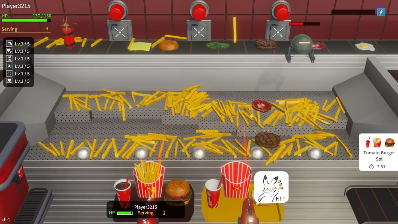 -French Fries Pusher Friends-游戏截图-好玩游戏库