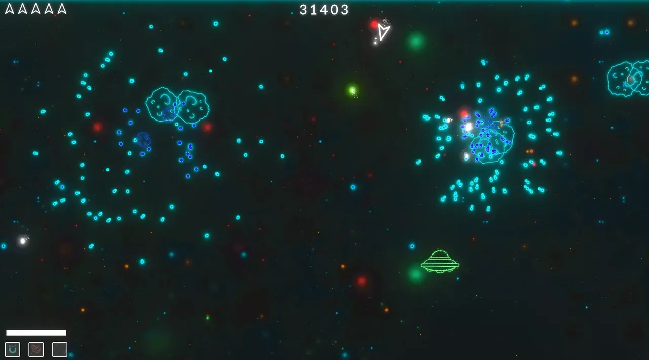 -Asteroids Neon-游戏截图-好玩游戏库