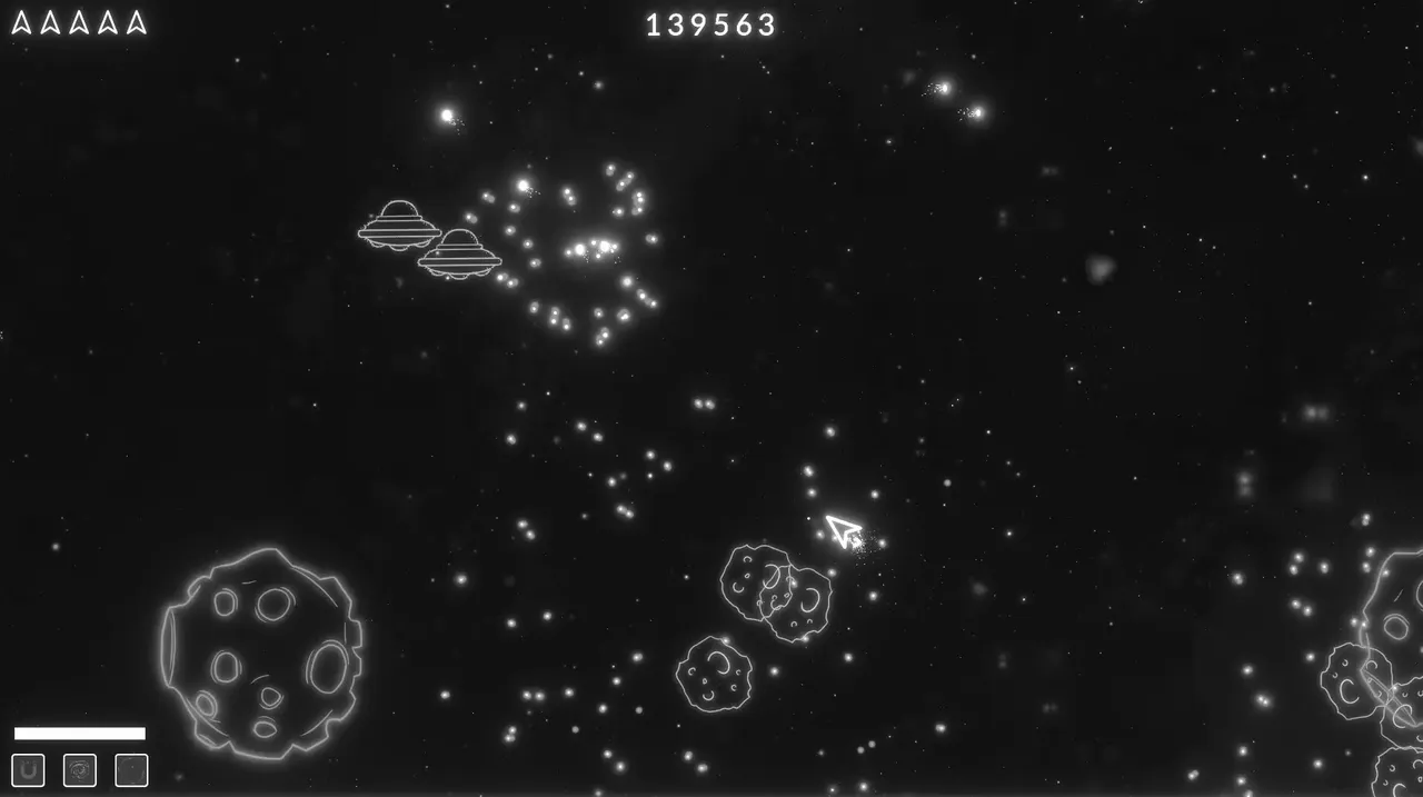-Asteroids Neon-游戏截图-好玩游戏库