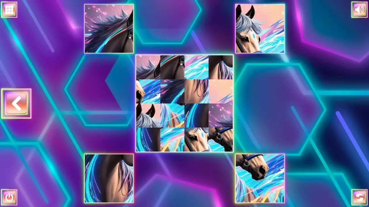 -Neon Fantasy: Horses-游戏截图-好玩游戏库