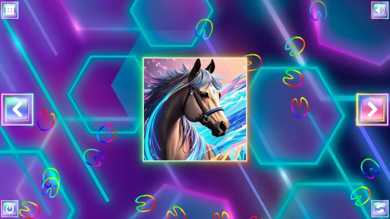 -Neon Fantasy: Horses-游戏截图-好玩游戏库
