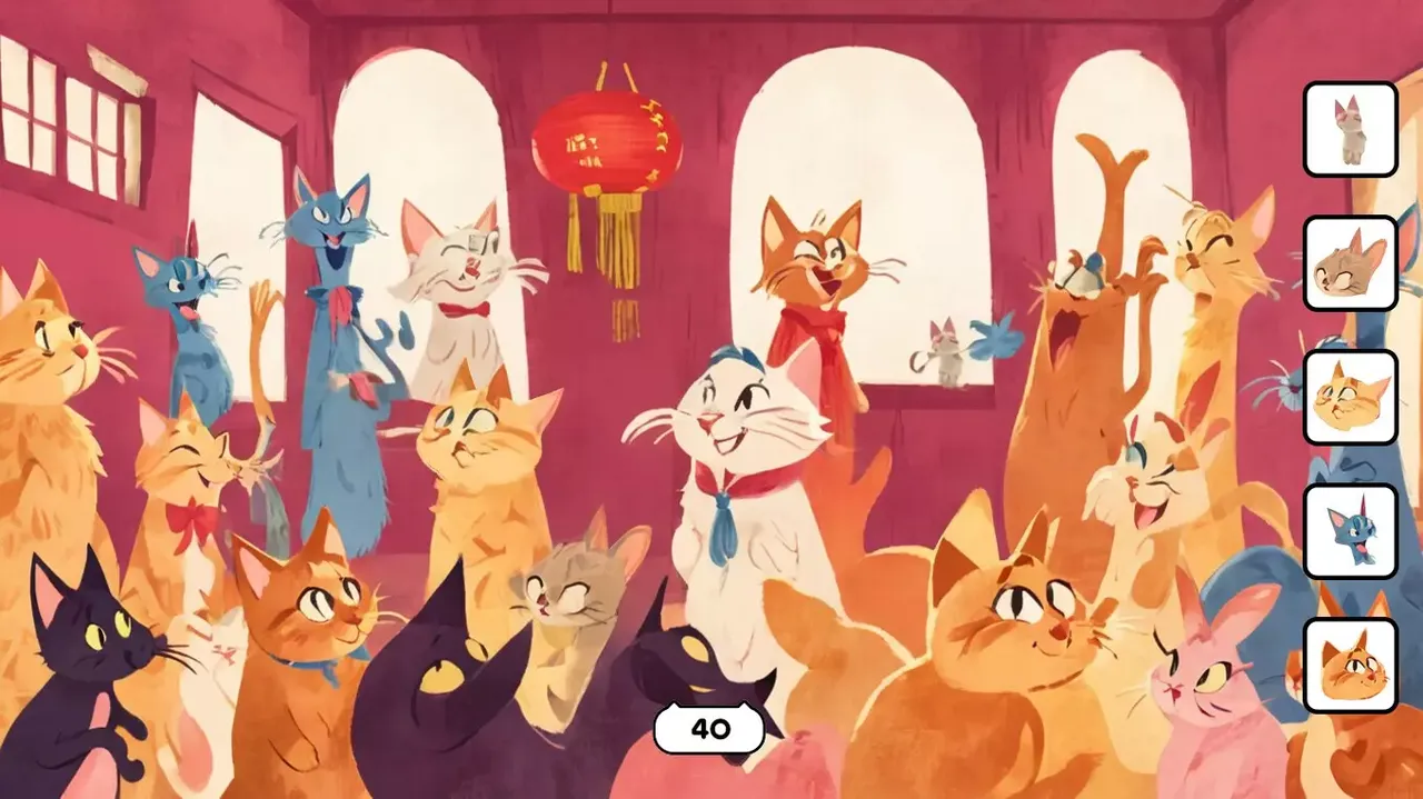 -100 Hidden Cats in China-游戏截图-好玩游戏库