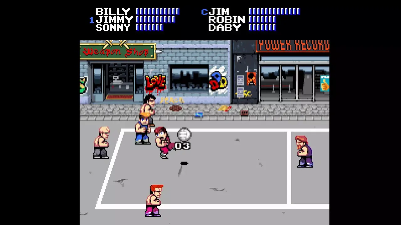 -Double Dragon Dodgeball-游戏截图-好玩游戏库