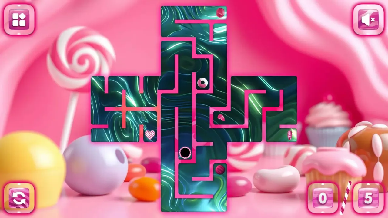 -Sweetie Candy Maze: Pink Raspberry-游戏截图-好玩游戏库