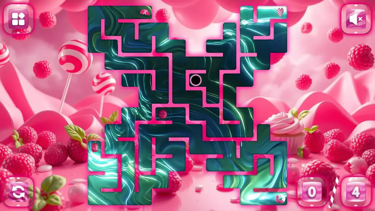 -Sweetie Candy Maze: Pink Raspberry-游戏截图-好玩游戏库