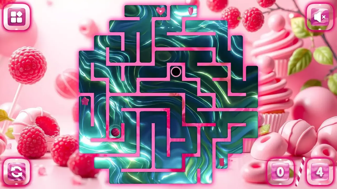-Sweetie Candy Maze: Pink Raspberry-游戏截图-好玩游戏库