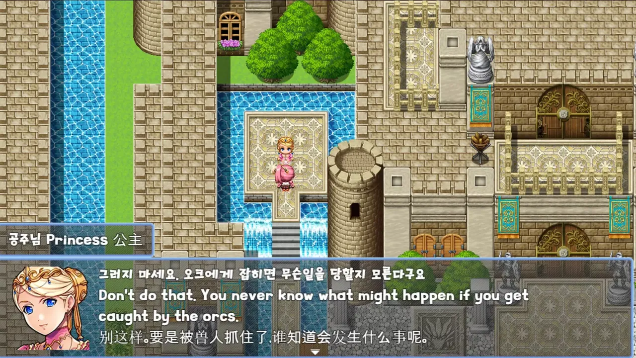 -Cute Warrior Girl (큐트 여전사)-游戏截图-好玩游戏库