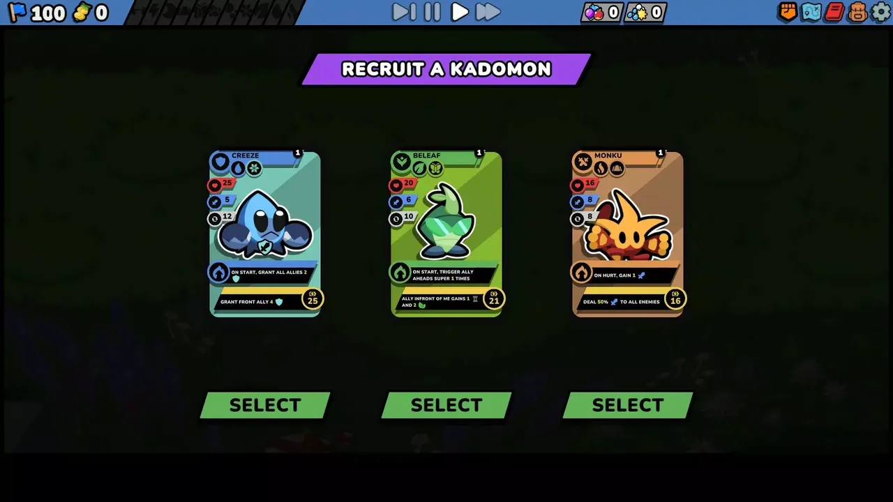 -Kādomon: Hyper Auto Battlers Prologue-游戏截图-好玩游戏库