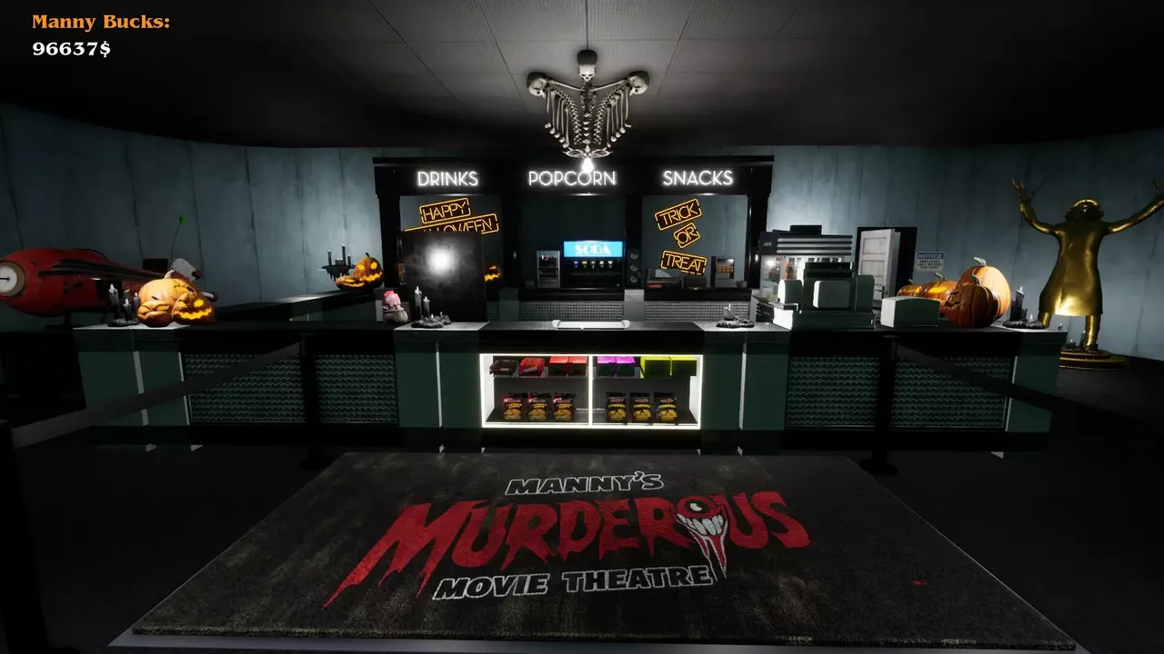 -Manny's Murderous Movie Theater - The Snackbar Simulator-游戏截图-好玩游戏库