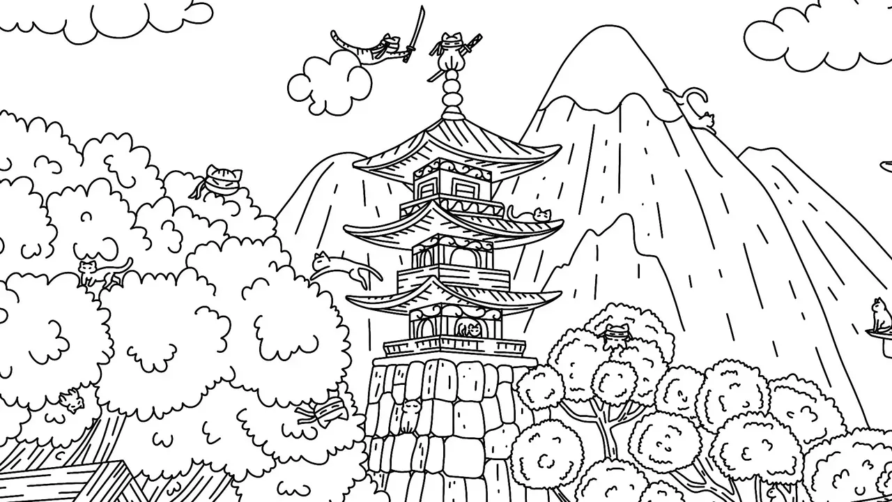 100 Ninja Cats