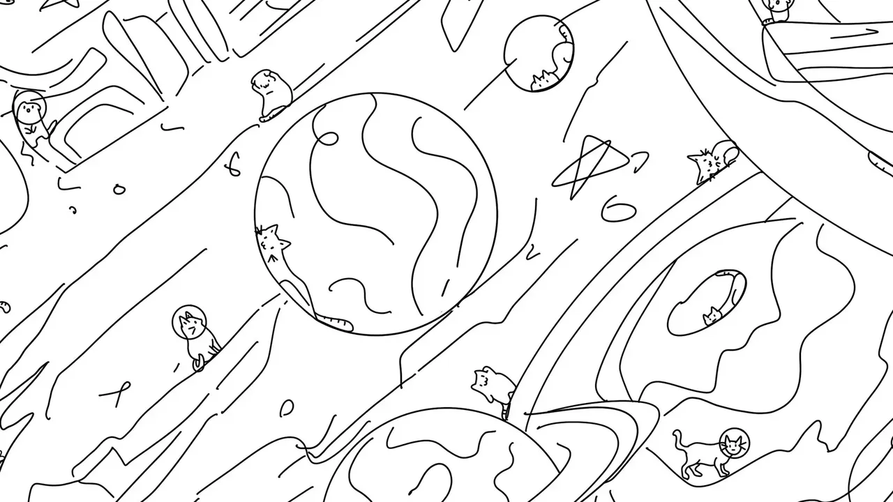 100 Space Cats