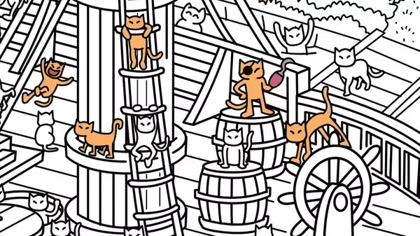 -Hidden Cats - Pirates-游戏截图-好玩游戏库