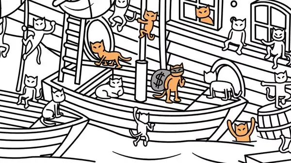-Hidden Cats - Pirates-游戏截图-好玩游戏库