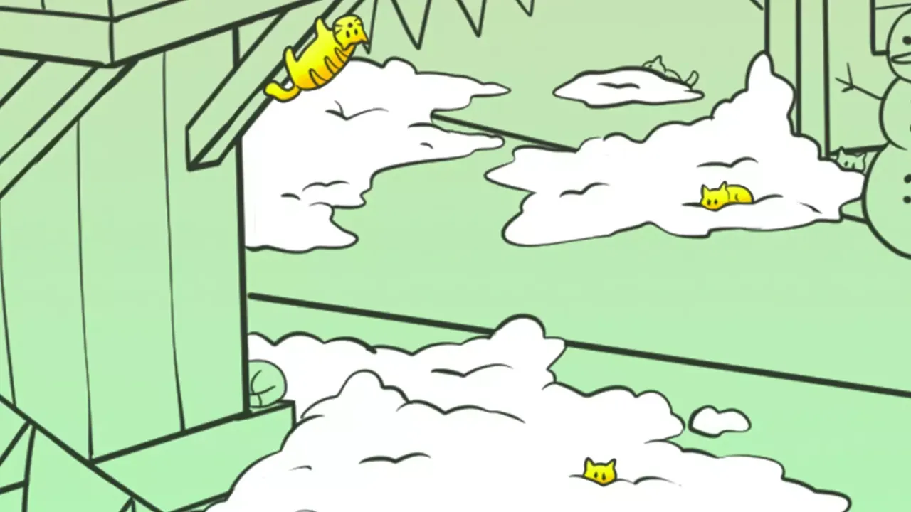 -Hidden Cats - Snow-游戏截图-好玩游戏库