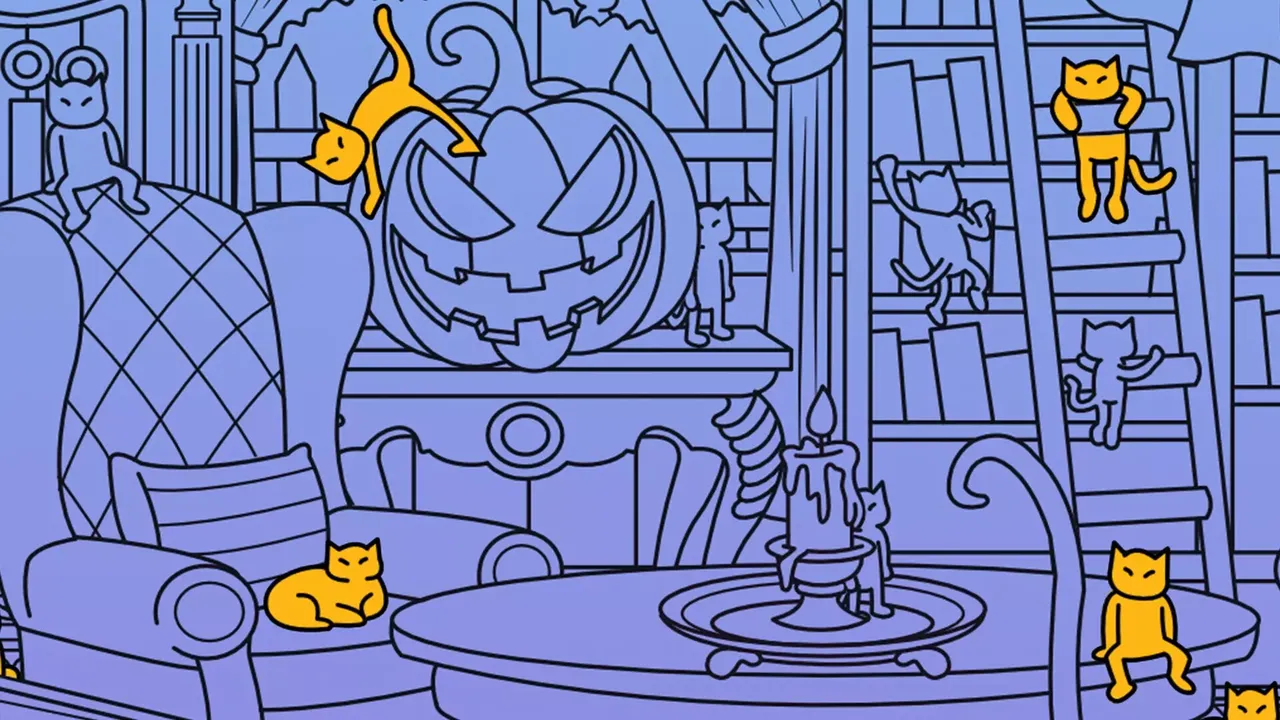 -Hidden Cats - Halloween-游戏截图-好玩游戏库