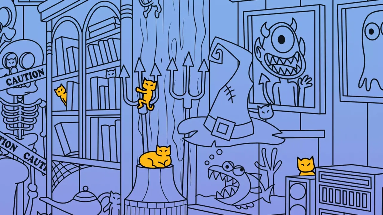 -Hidden Cats - Halloween-游戏截图-好玩游戏库