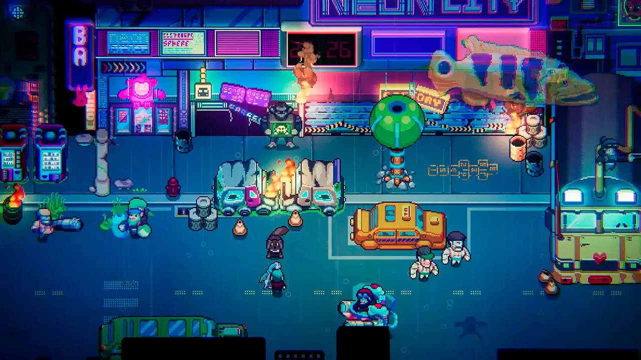 -Cyberwar: Neon City-游戏截图-好玩游戏库