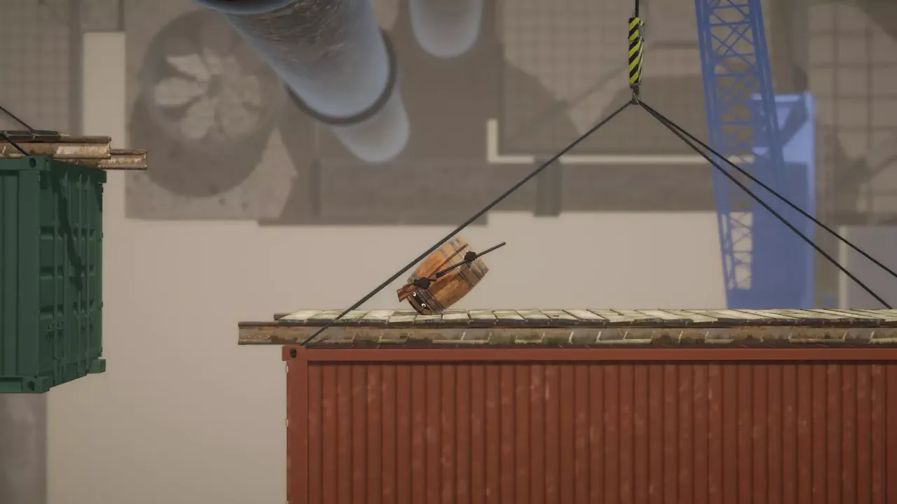 -Climbing In Barrel With Double-Barrel-游戏截图-好玩游戏库