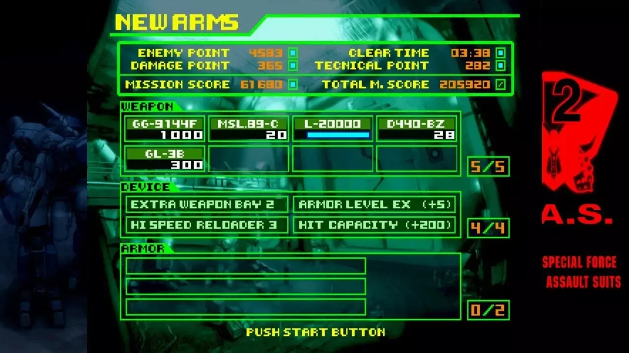 -Assault Suit Leynos 2 Saturn Tribute-游戏截图-好玩游戏库