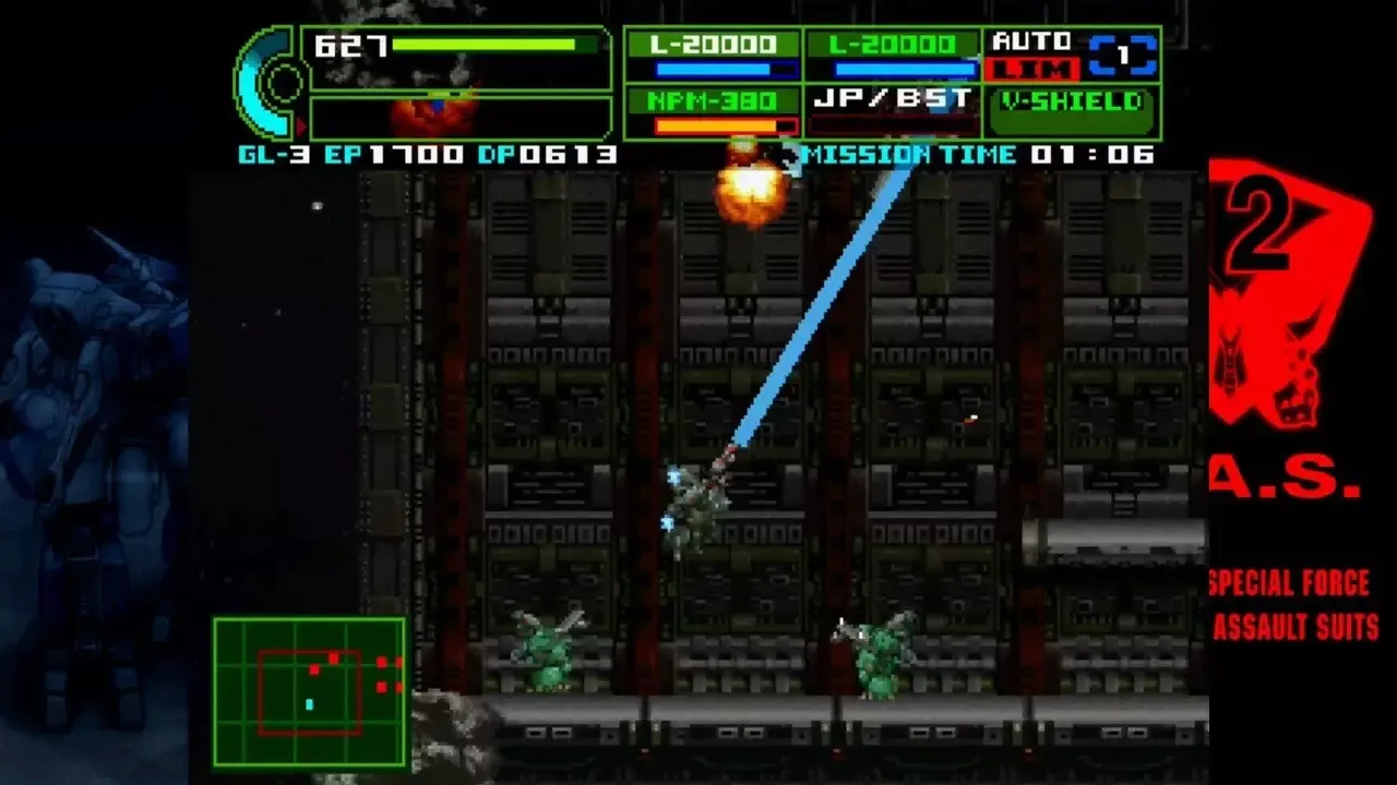 -Assault Suit Leynos 2 Saturn Tribute-游戏截图-好玩游戏库