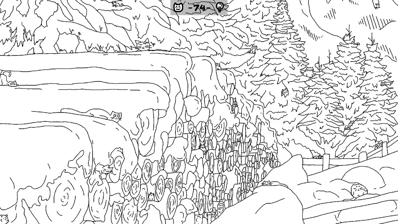 -Looking For Cats In a Badly Drawn Forest-游戏截图-好玩游戏库