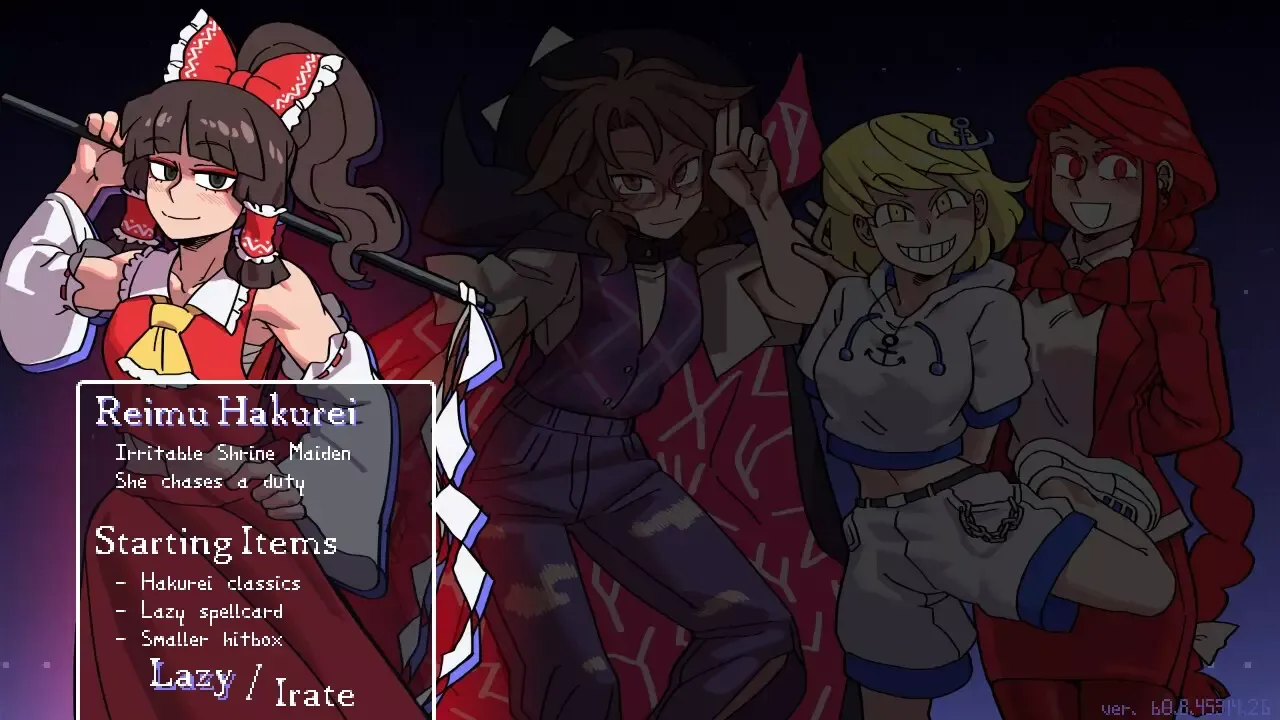 -Touhou Lensed Night Sky, Kaseigai-游戏截图-好玩游戏库