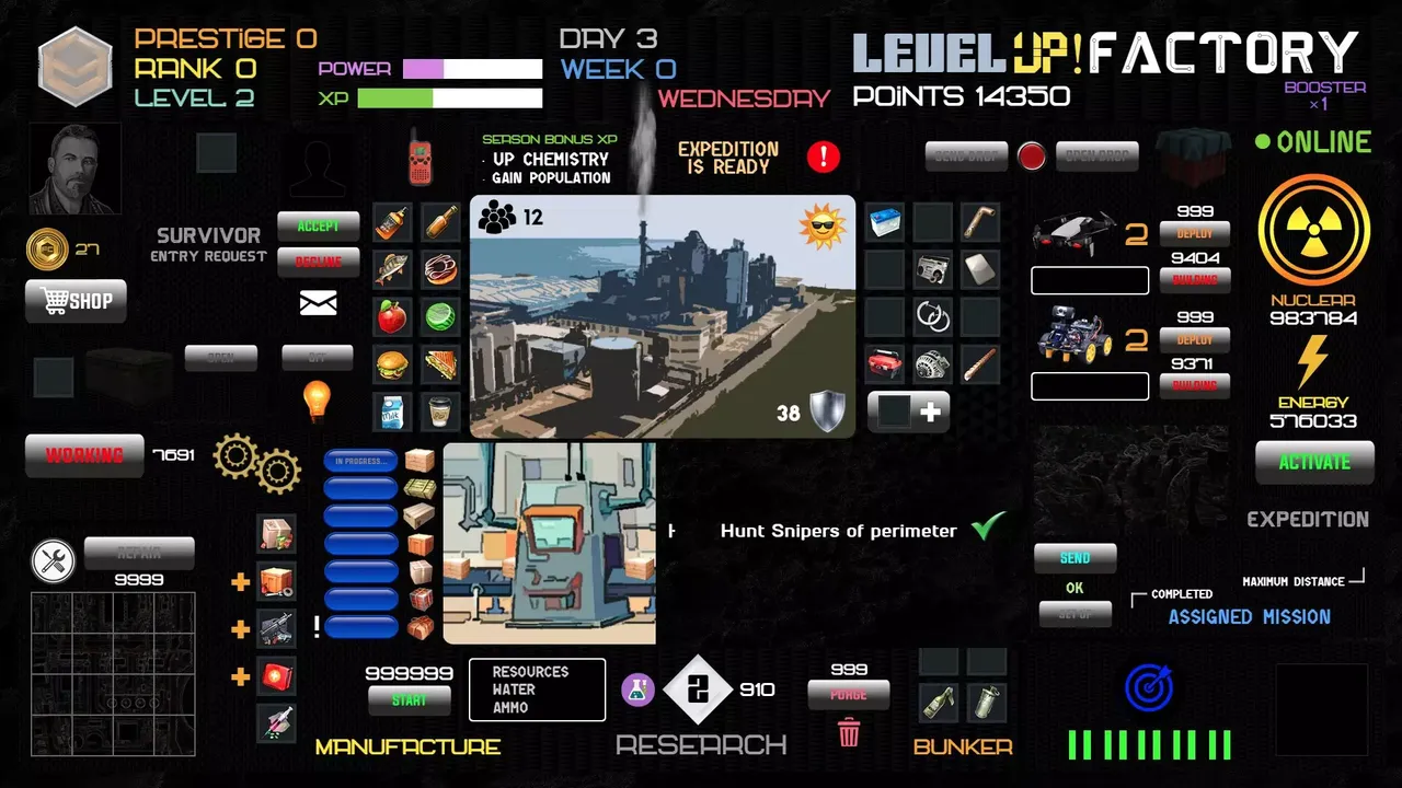 -Level UP! Factory-游戏截图-好玩游戏库