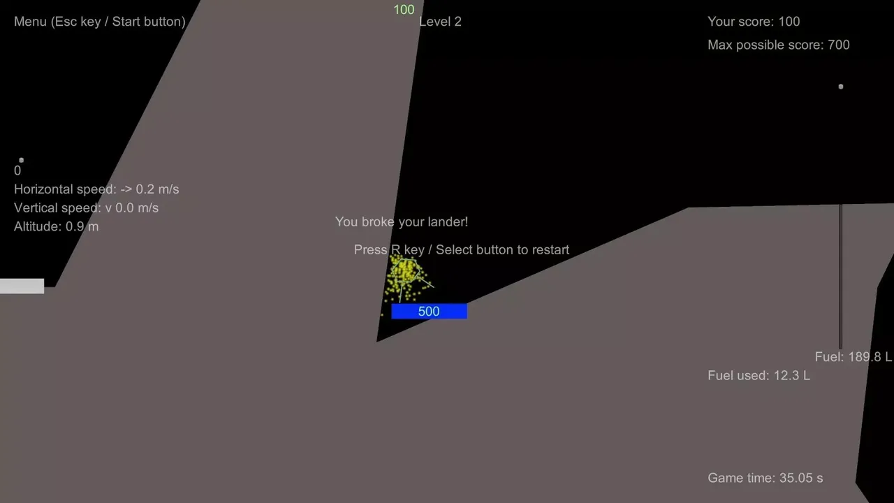 -Lunar Lander Redux-游戏截图-好玩游戏库