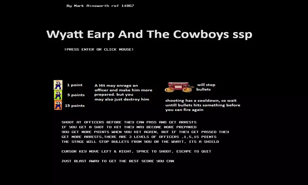 -Wyatt Earp and the Cowboys Wargame ssp-游戏截图-好玩游戏库