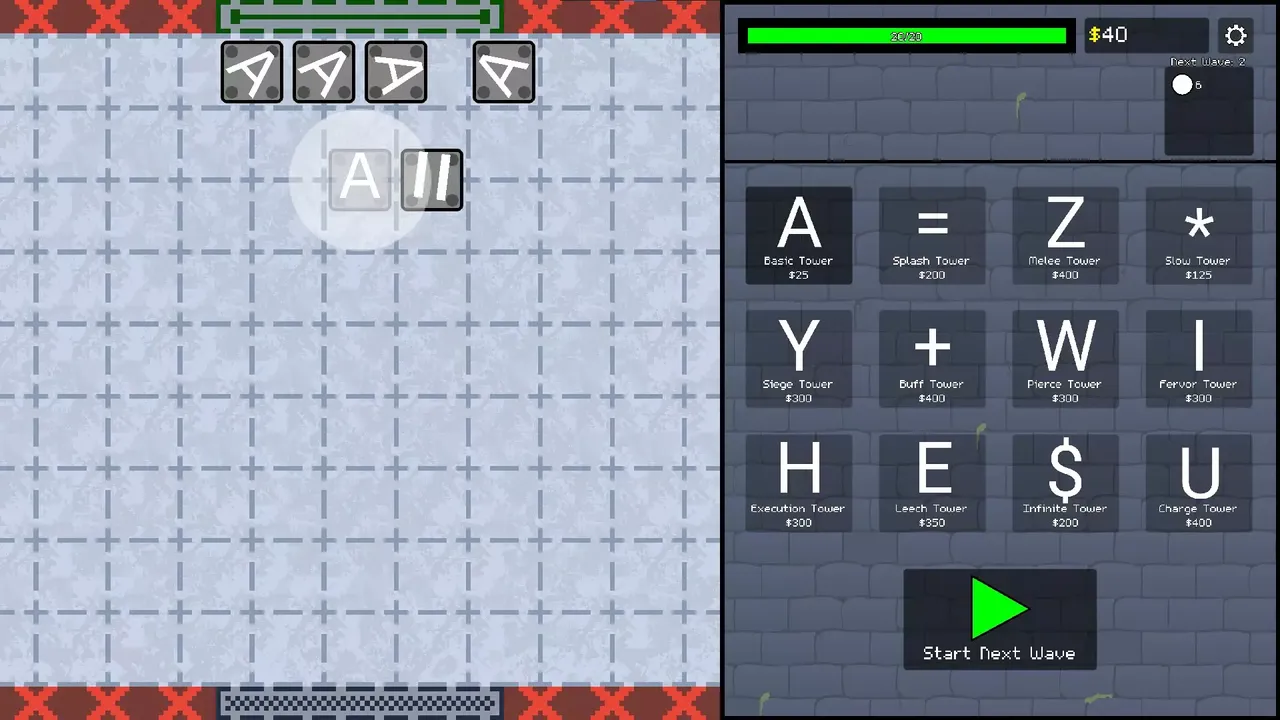 -ASCII Tower Defense-游戏截图-好玩游戏库