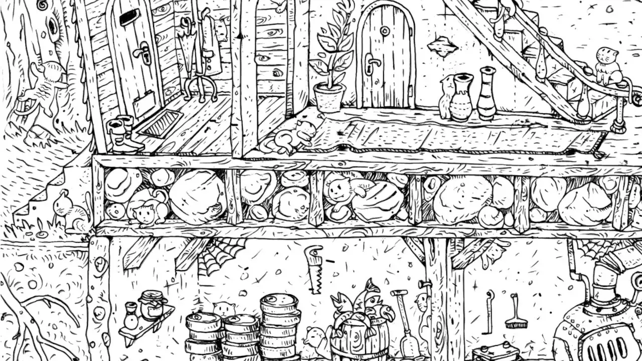 -100 hidden Cats: Kitty House-游戏截图-好玩游戏库