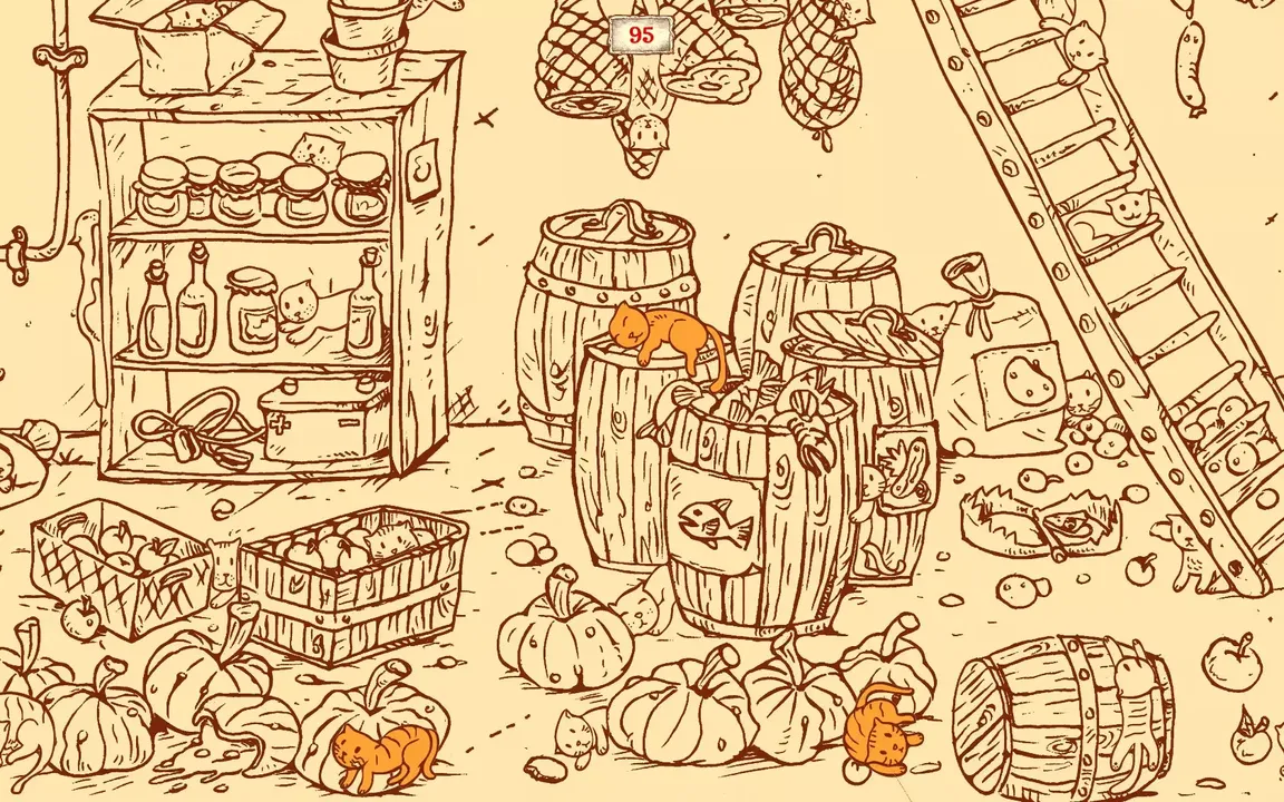 -100 hidden Cats: Kitty House 2-游戏截图-好玩游戏库