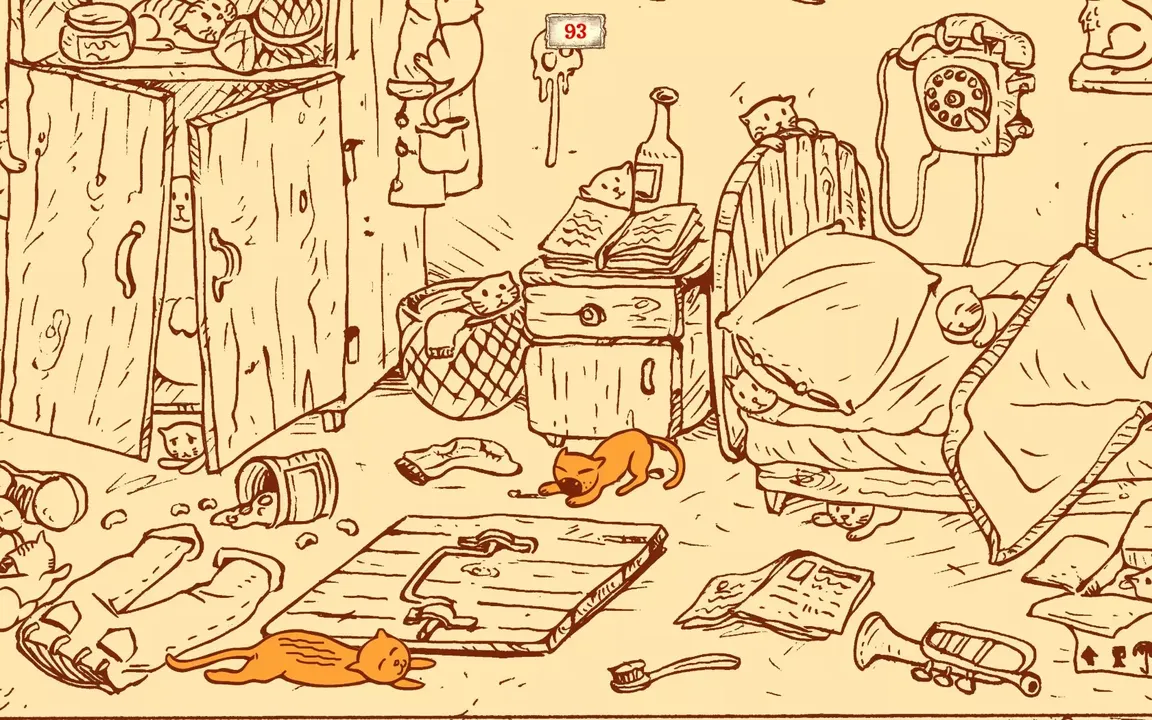 -100 hidden Cats: Kitty House 2-游戏截图-好玩游戏库