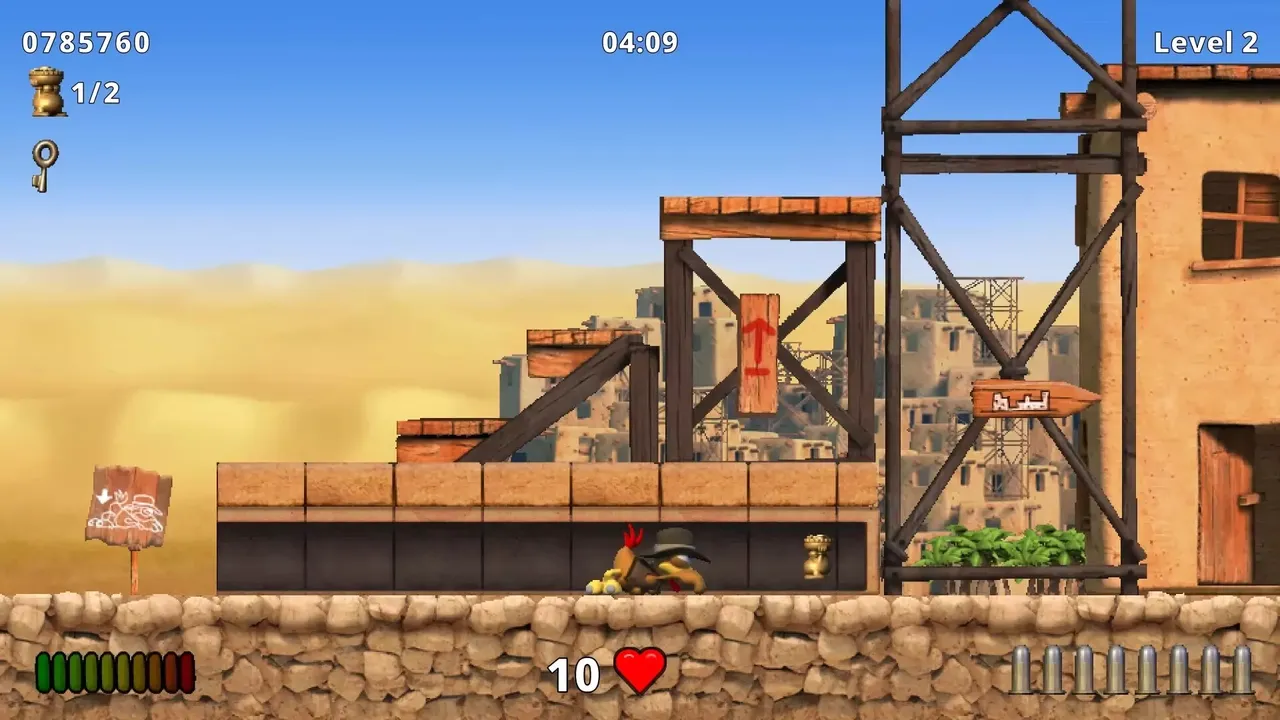 -Moorhuhn Jump and Run 'Traps and Treasures 3'-游戏截图-好玩游戏库