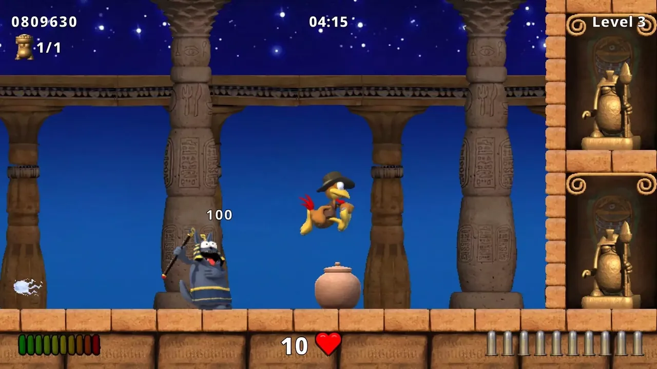 -Moorhuhn Jump and Run 'Traps and Treasures 3'-游戏截图-好玩游戏库