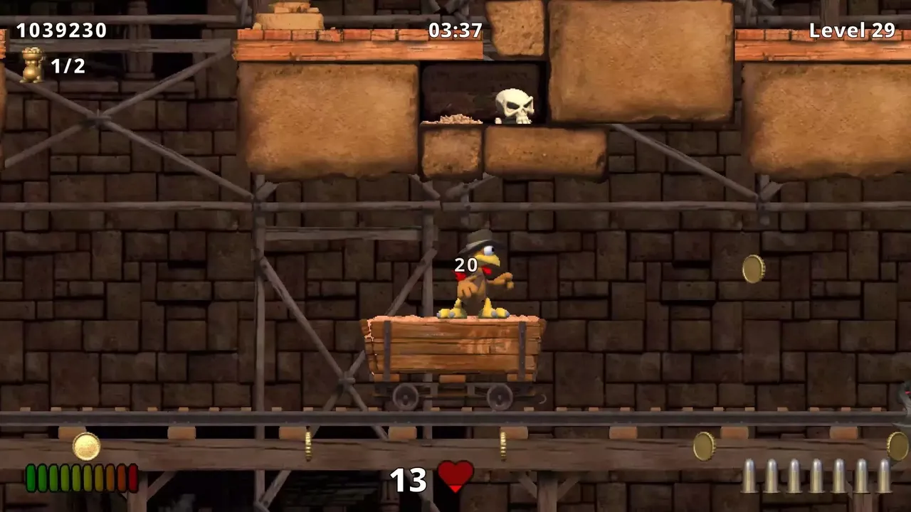-Moorhuhn Jump and Run 'Traps and Treasures 3'-游戏截图-好玩游戏库