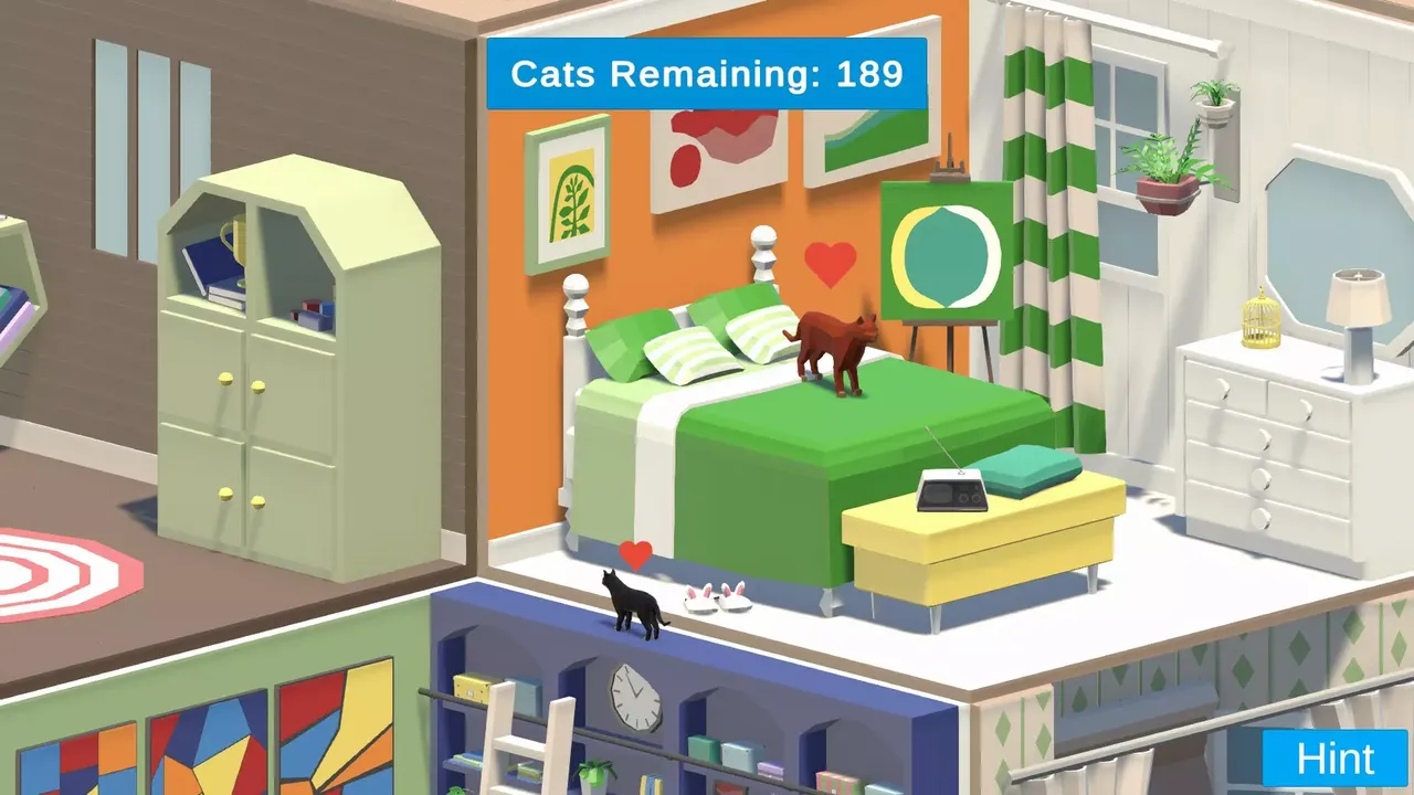 -200 Hidden House Cats-游戏截图-好玩游戏库
