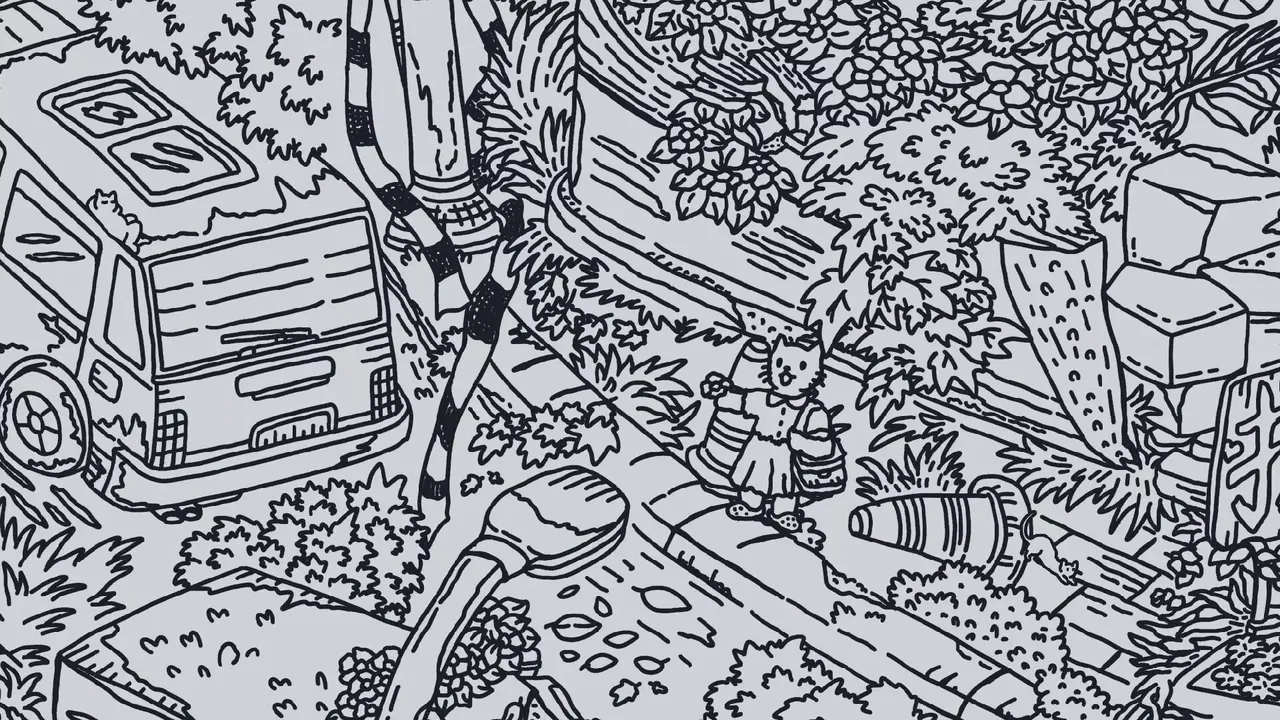 -Hidden Cats In ButtonWood Street-游戏截图-好玩游戏库