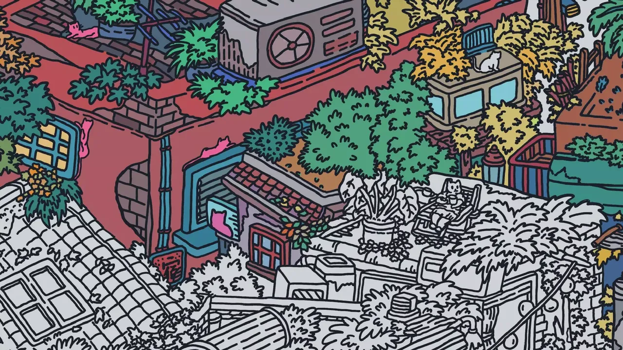 -Hidden Cats In ButtonWood Street-游戏截图-好玩游戏库