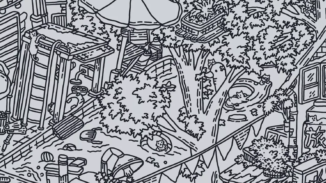 -Hidden Cats In ButtonWood Street-游戏截图-好玩游戏库