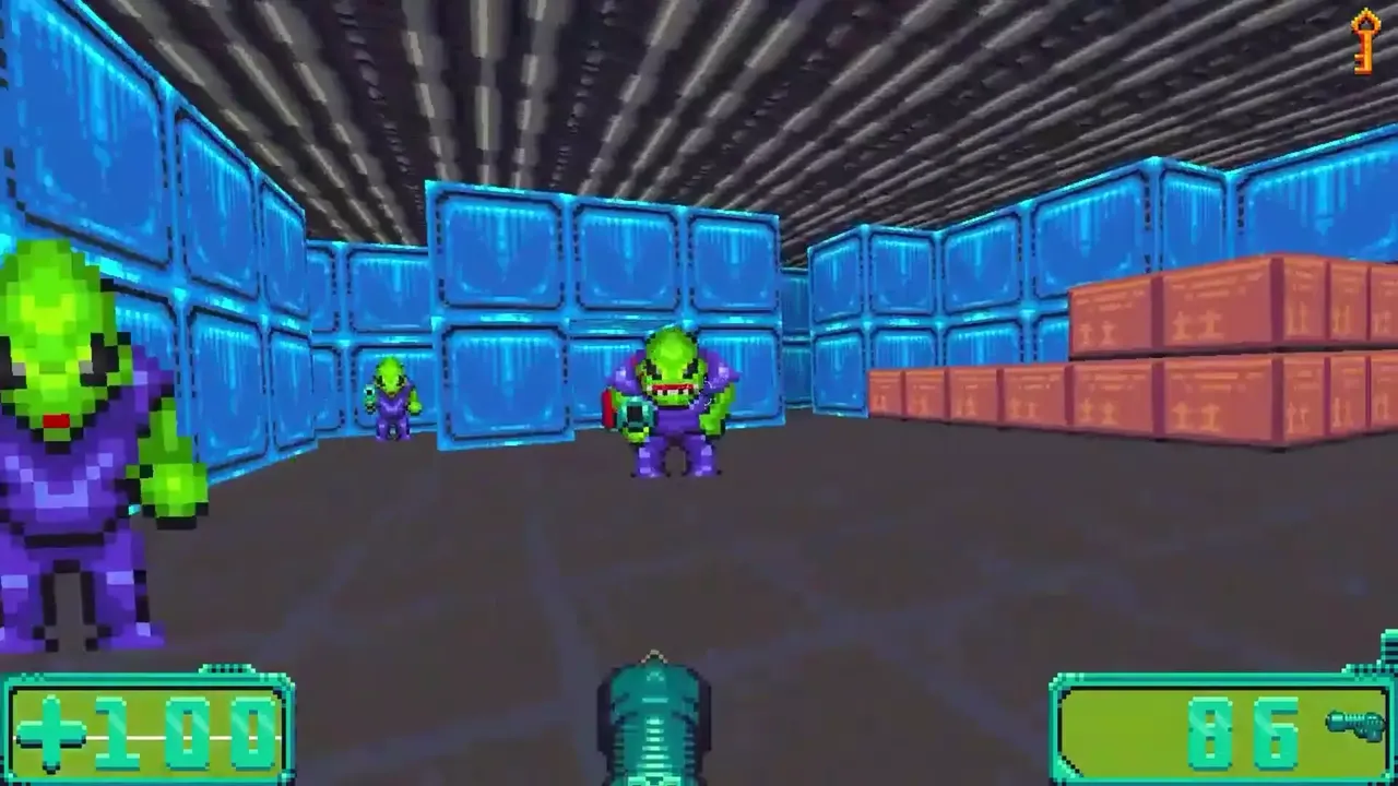 -DOSMan: Space Aliens in Space!-游戏截图-好玩游戏库
