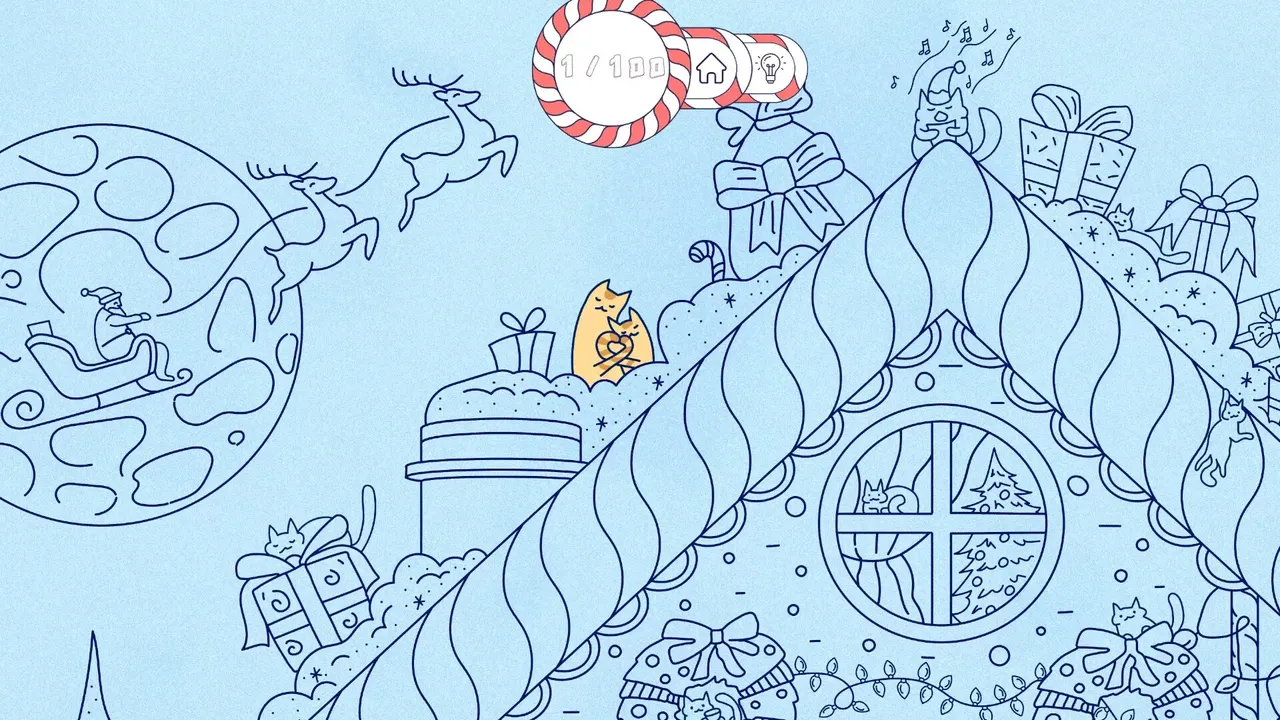 -Cats Visiting Christmas Town-游戏截图-好玩游戏库