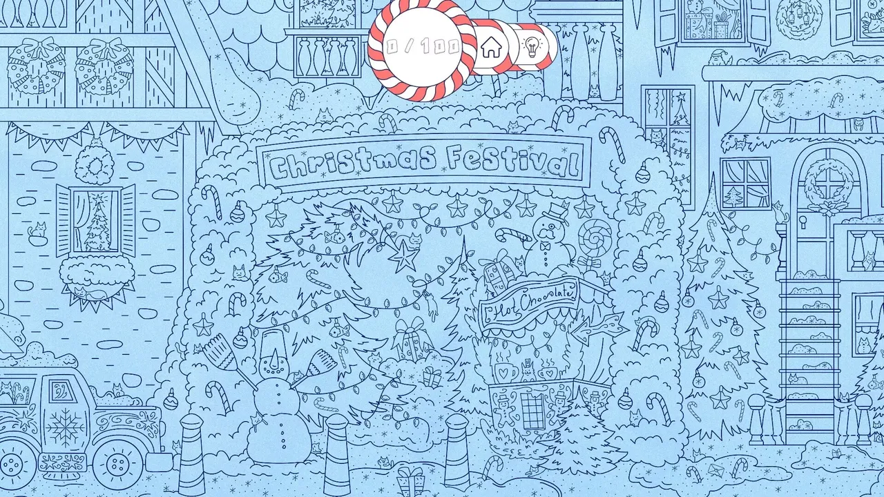 -Cats Visiting Christmas Town-游戏截图-好玩游戏库