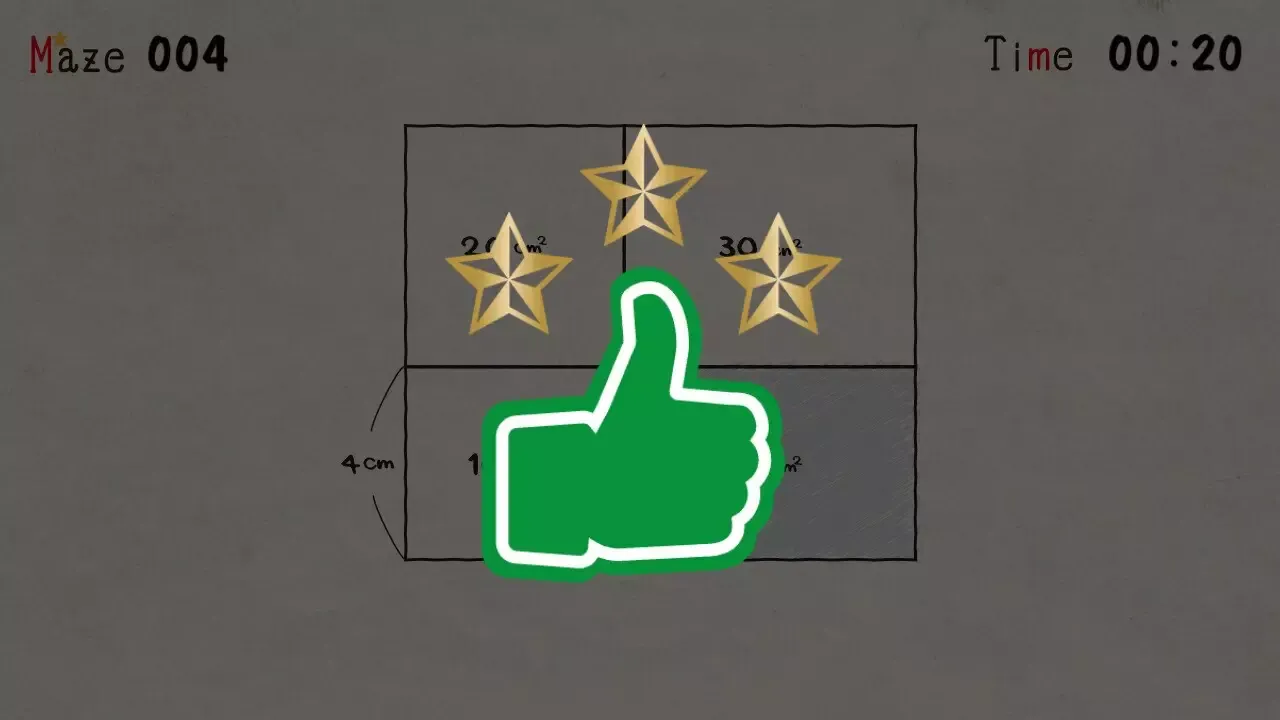 -MENSEKI Area maze puzzles-游戏截图-好玩游戏库
