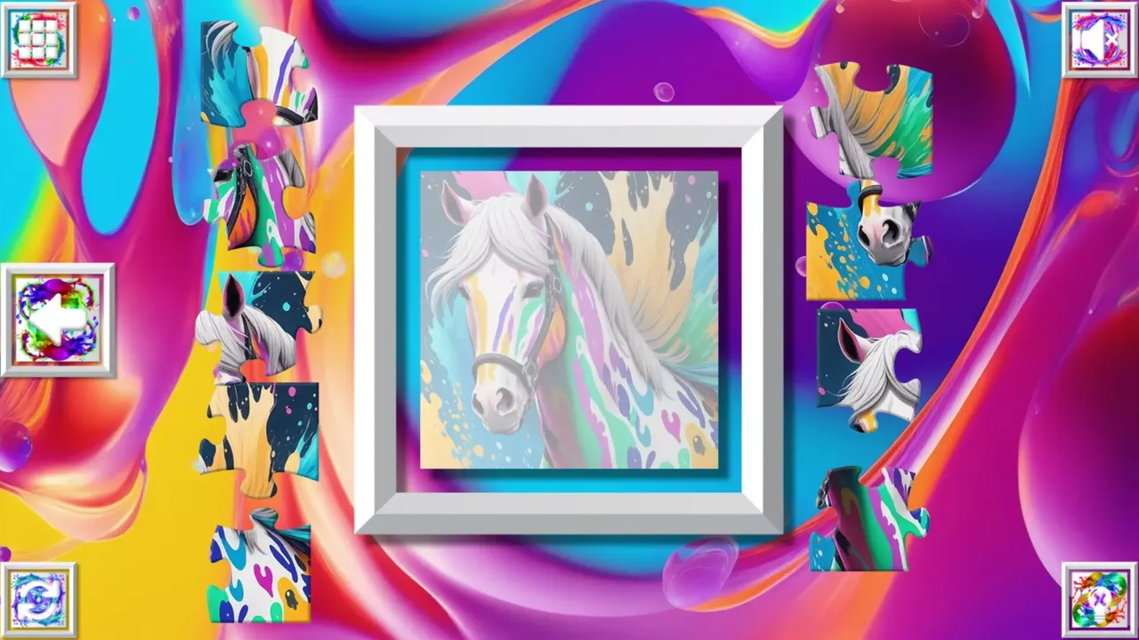 -Color Splash: Horses-游戏截图-好玩游戏库