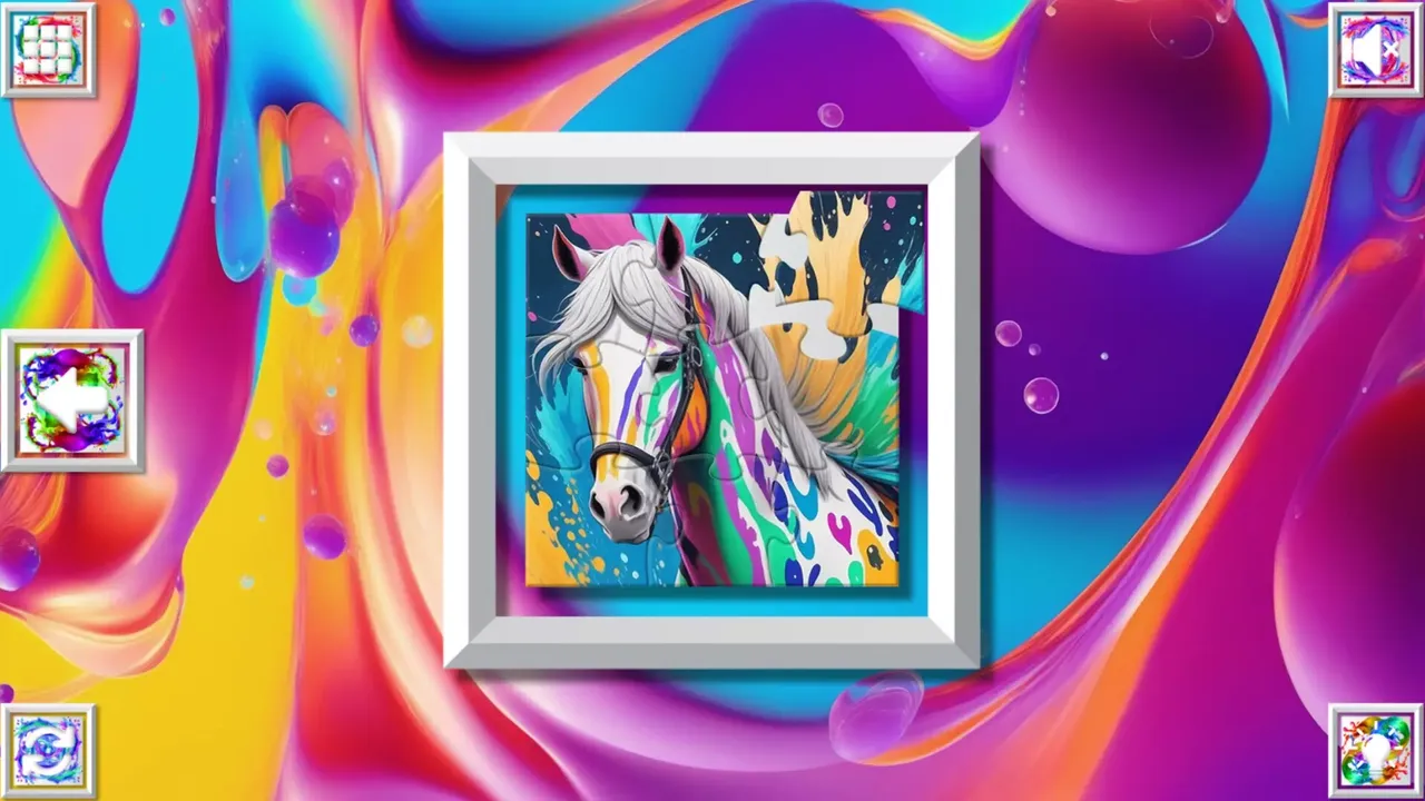 -Color Splash: Horses-游戏截图-好玩游戏库